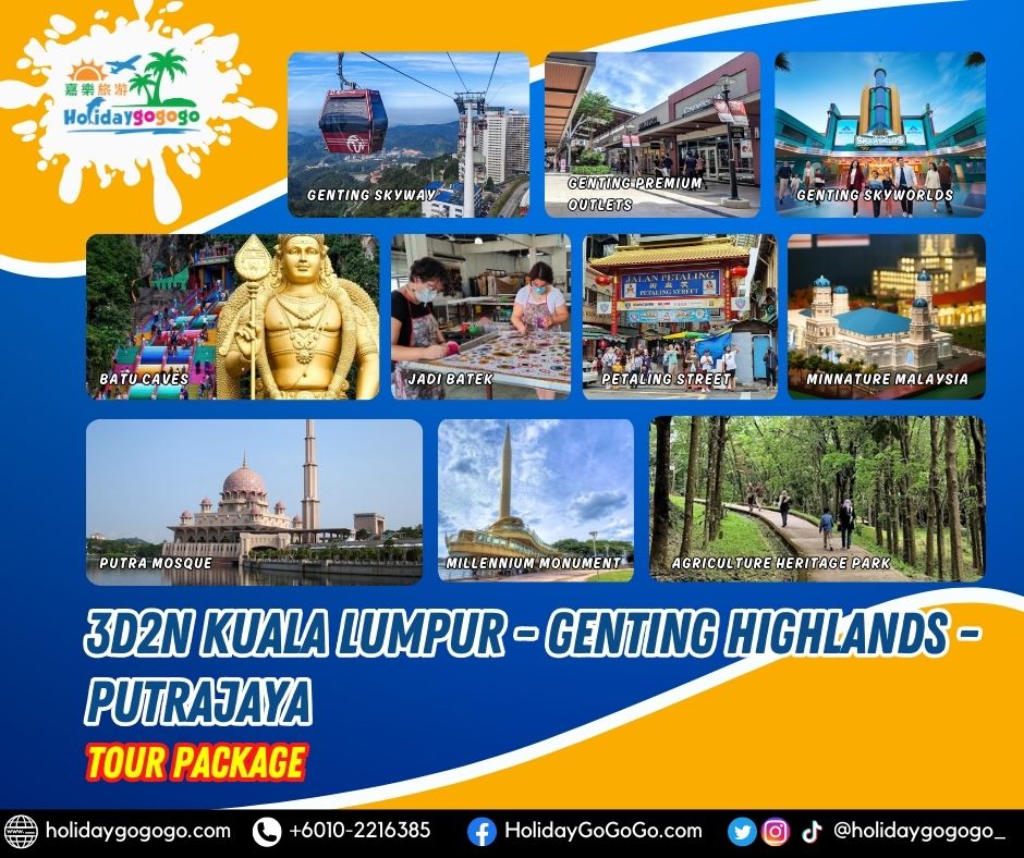 3d2n Kuala Lumpur - Genting Highlands - Putrajaya Tour Package