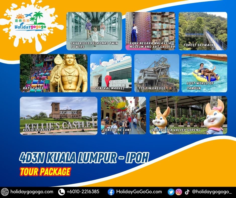 4d3n Kuala Lumpur - Ipoh Tour Package