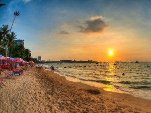 Pattaya Beach Sunset