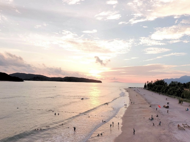 Sunset at Cenang Beach