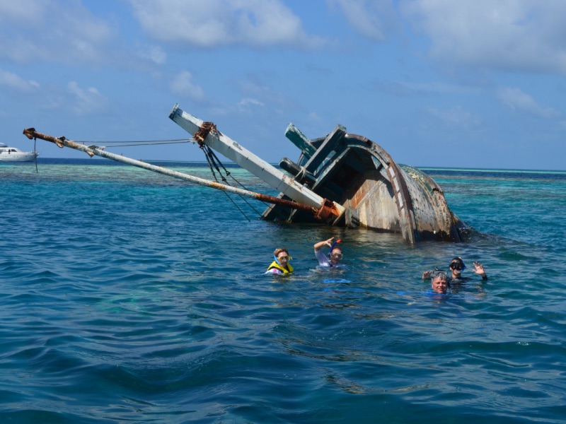 Snorkeling at Shipwreck
