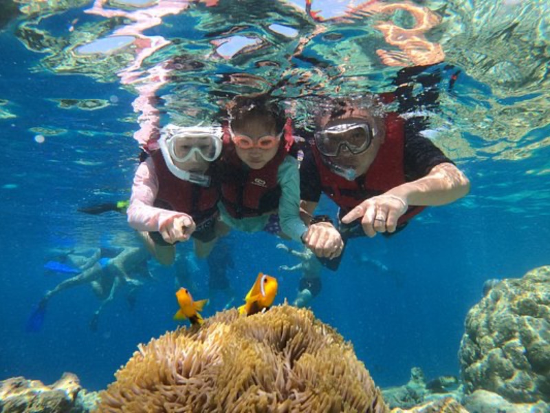 Snorkelling at Dhiggiri