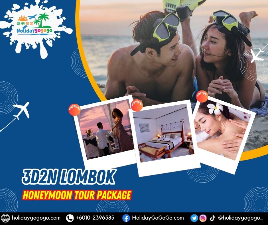 3d2n Lombok Honeymoon Tour Package