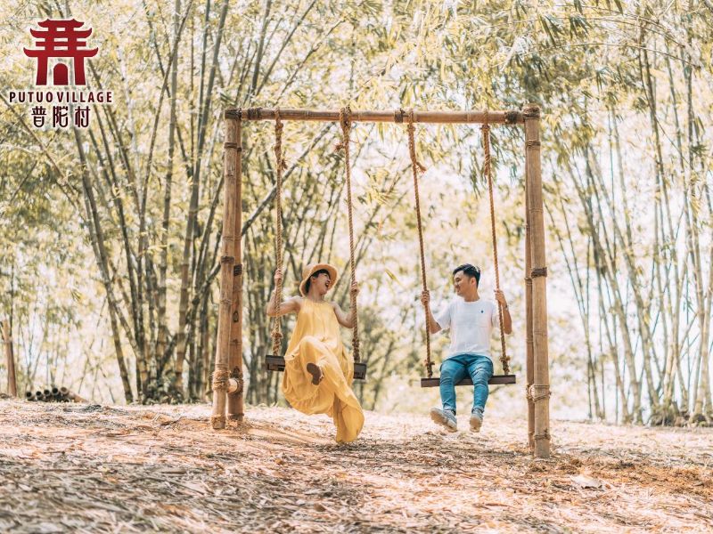Swing in Bamboo Forest (Putuo Village)