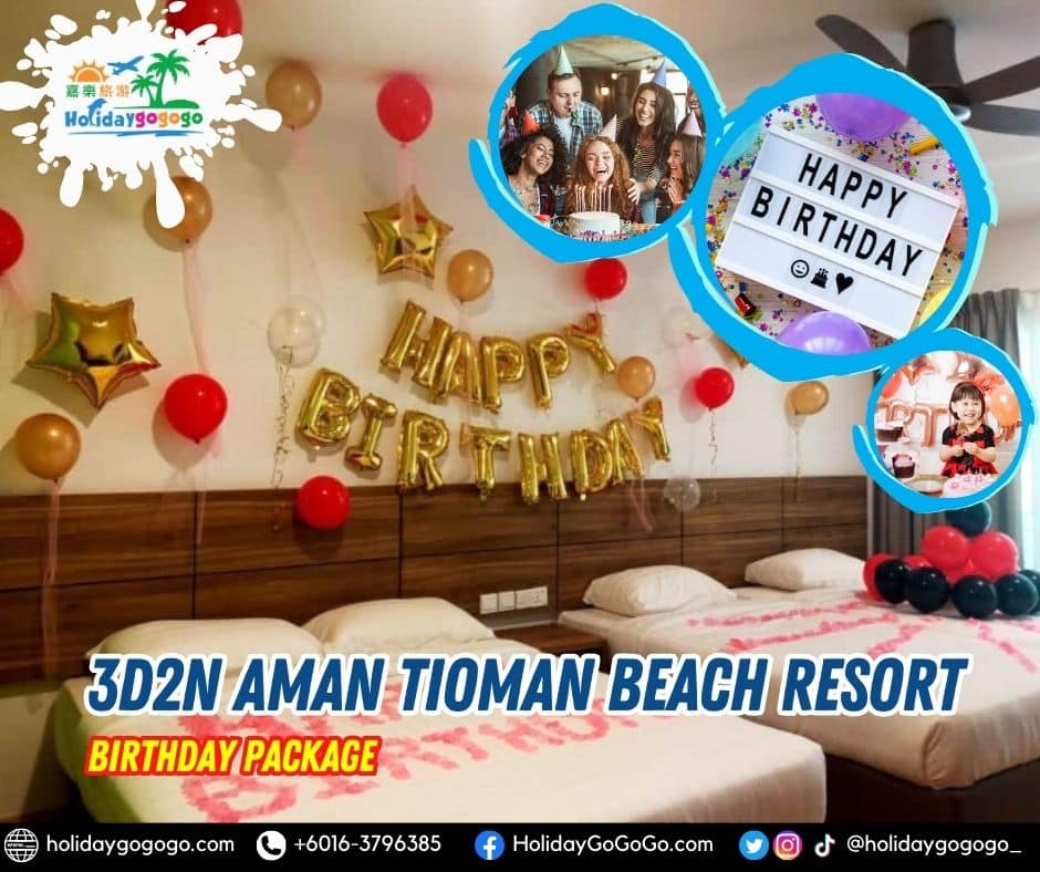 3d2n Aman Tioman Beach Resort Birthday Package