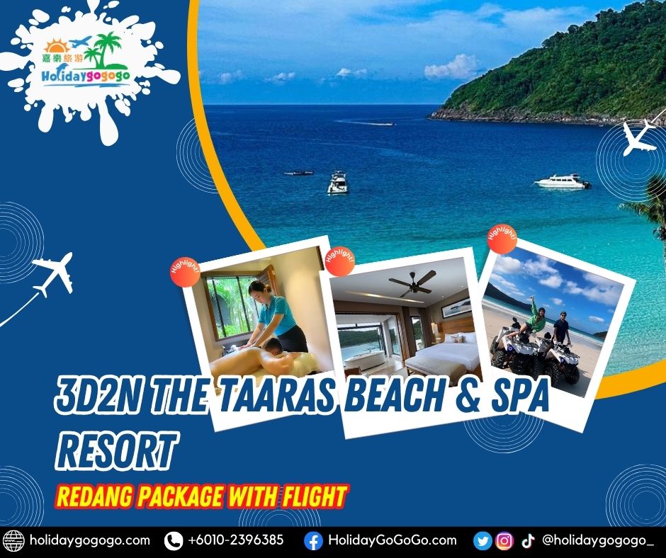 3d2n The Taaras Beach & Spa Resort Redang Package With Flight