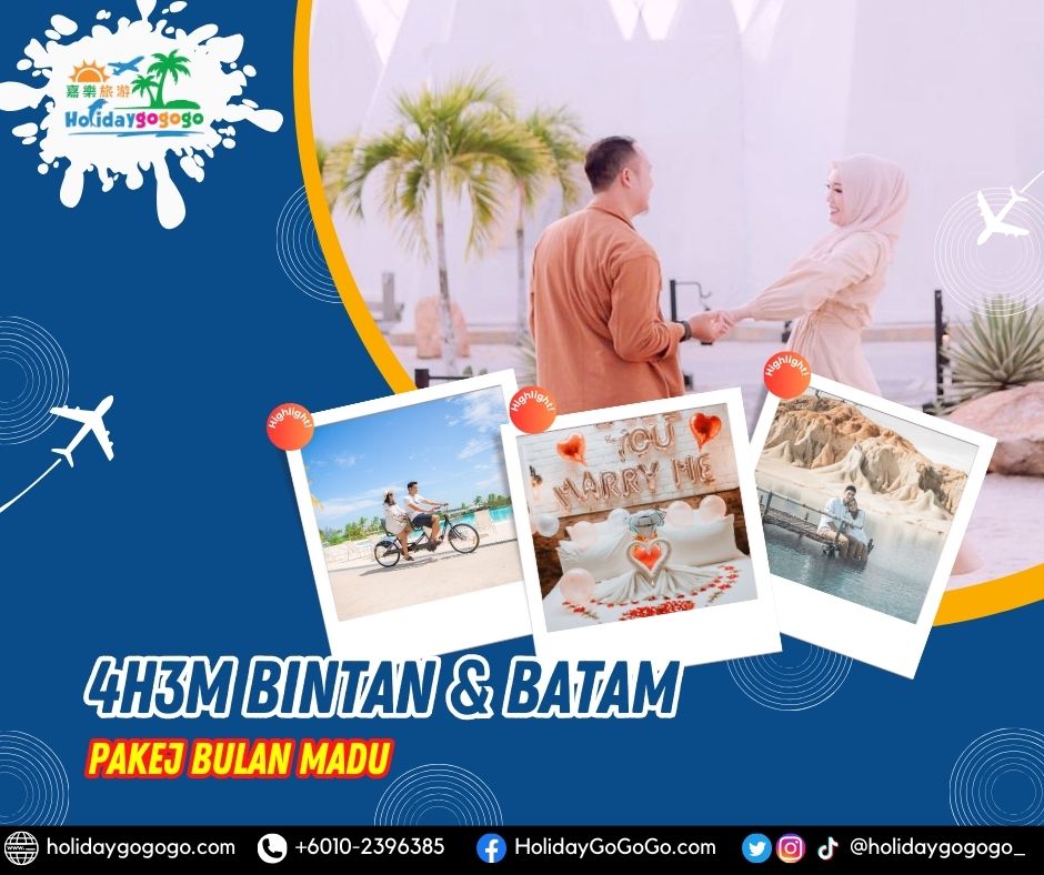 4h3m Bintan & Batam Pakej Bulan Madu