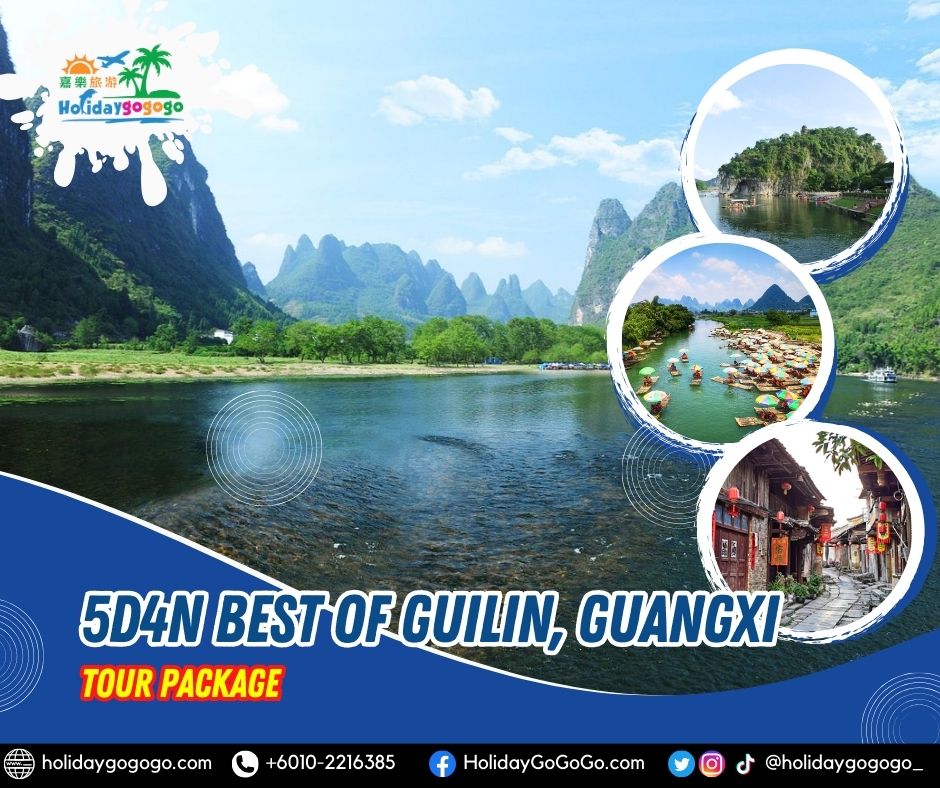 5d4n Best of Guilin, Guangxi Tour Package