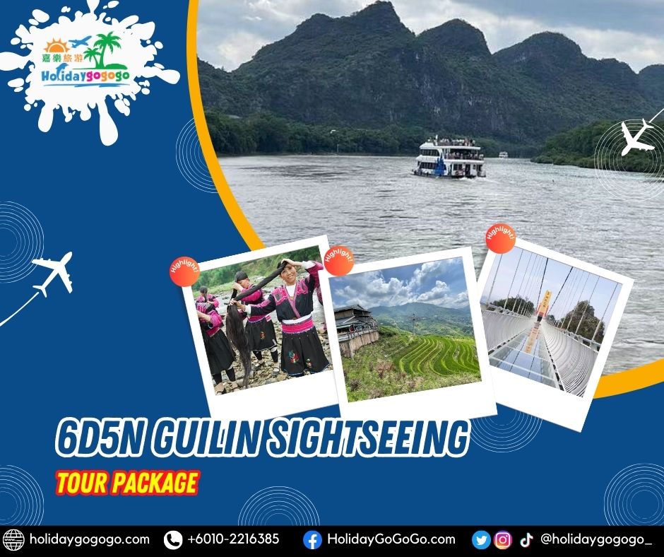 6d5n Guiling Sightseeing Tour Package