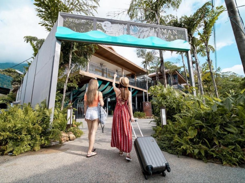 Aman Tioman Beach Resort entrance