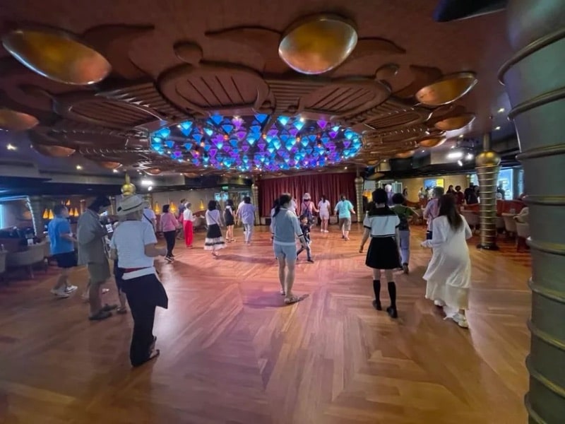 Dancing Class on Costa Serena Cruise