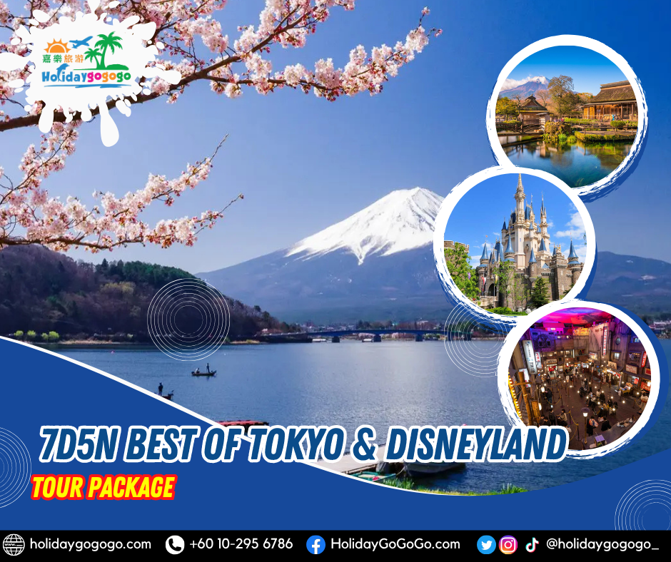 7D5N Best of Tokyo & Disneyland Tour Package