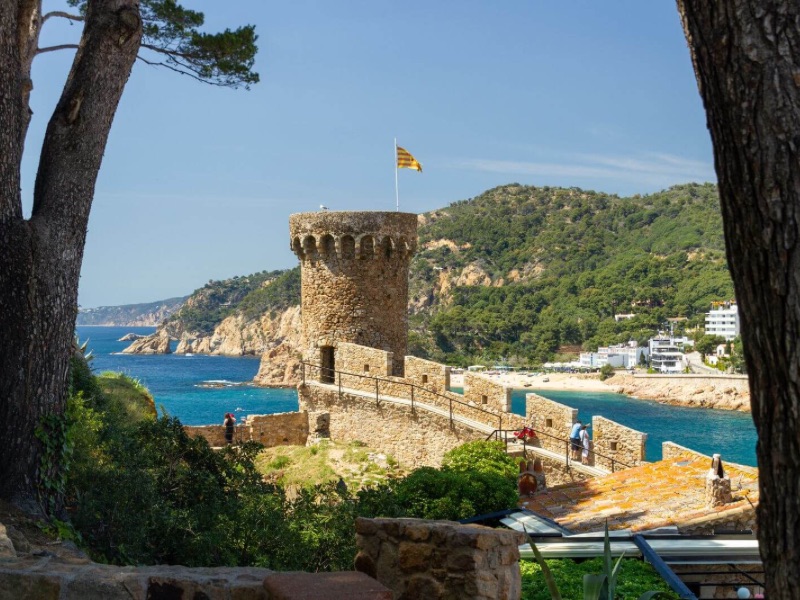 Girona Tossa de Mar castle Barcelona