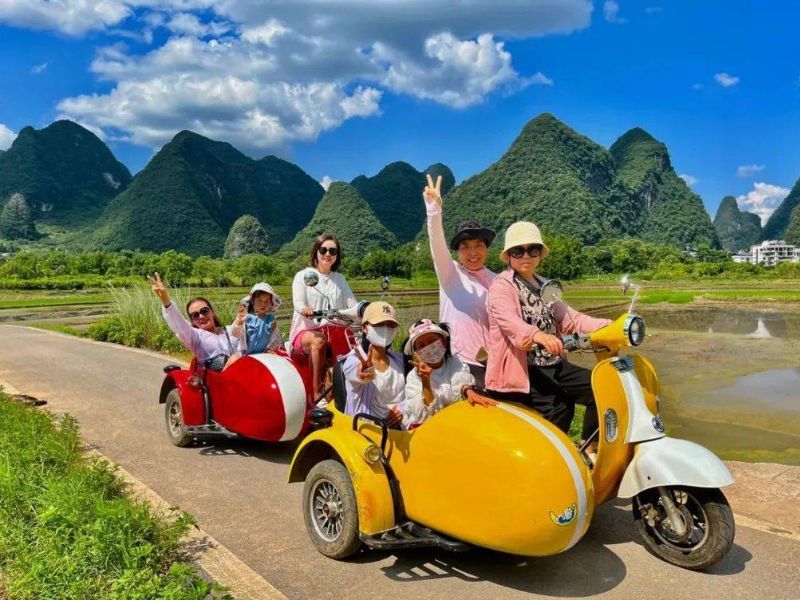 Yangshuo Sidecar ride