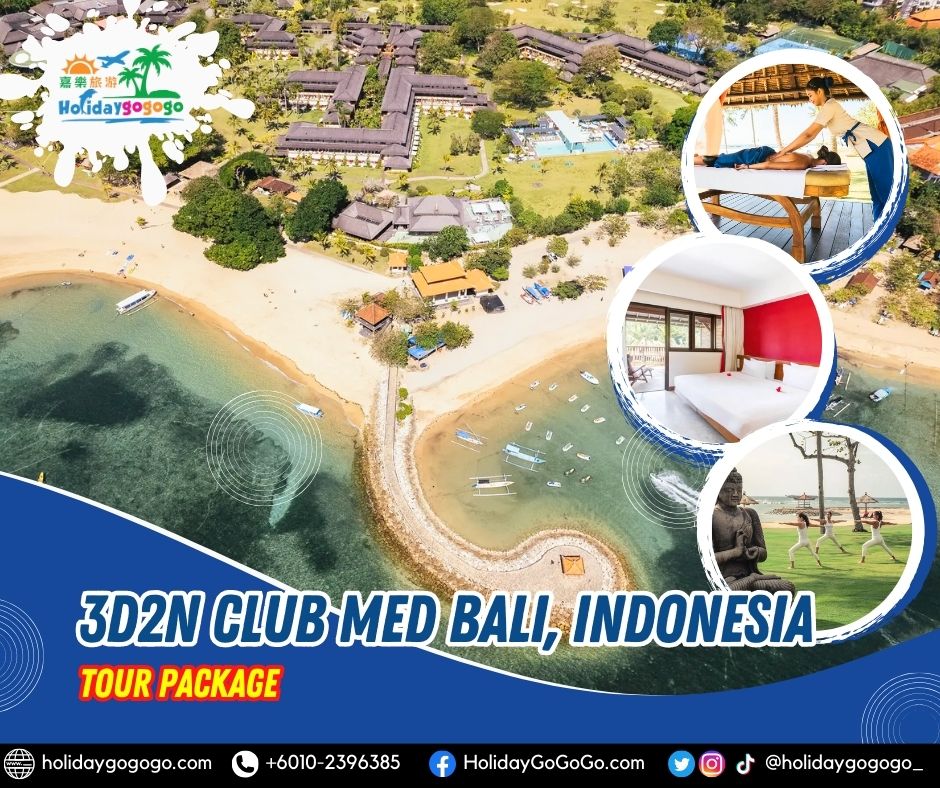 3d2n Club Med Bali, Indonesia Tour Package