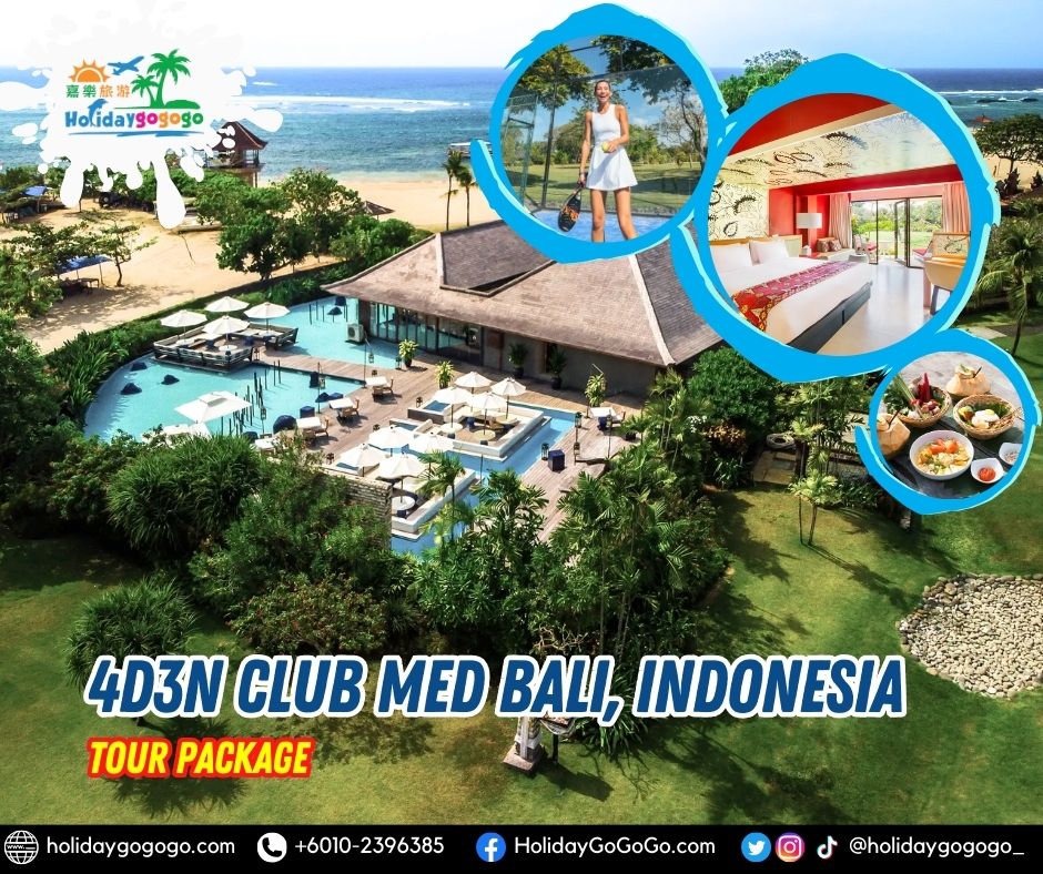 4d3n Club Med Bali, Indonesia Tour Package