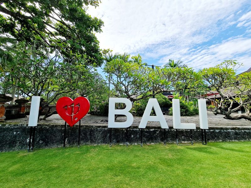 I Love Bali photo zone