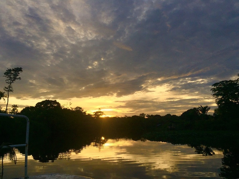 Sunset at klias river