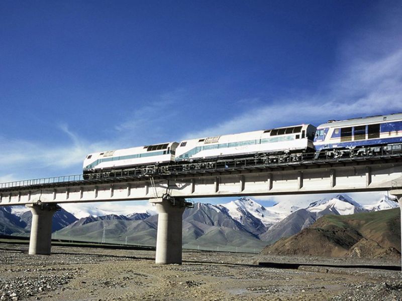 Xining to Lhasa Railway Scene