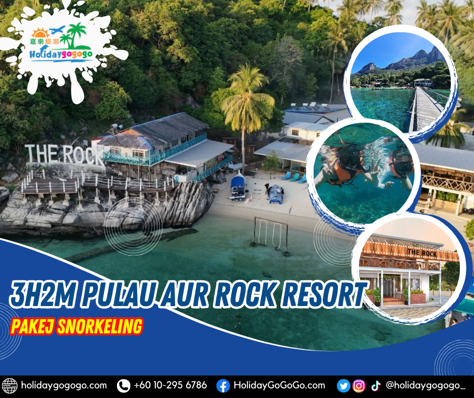 3H2M Pakej Snorkeling Pulau Aur Rock Resort
