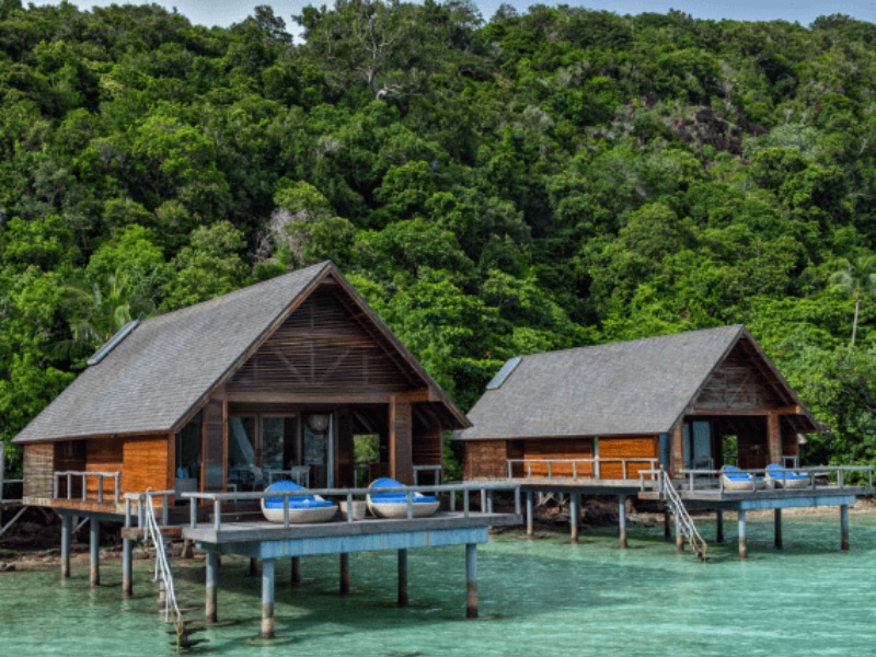 overwater bungalow