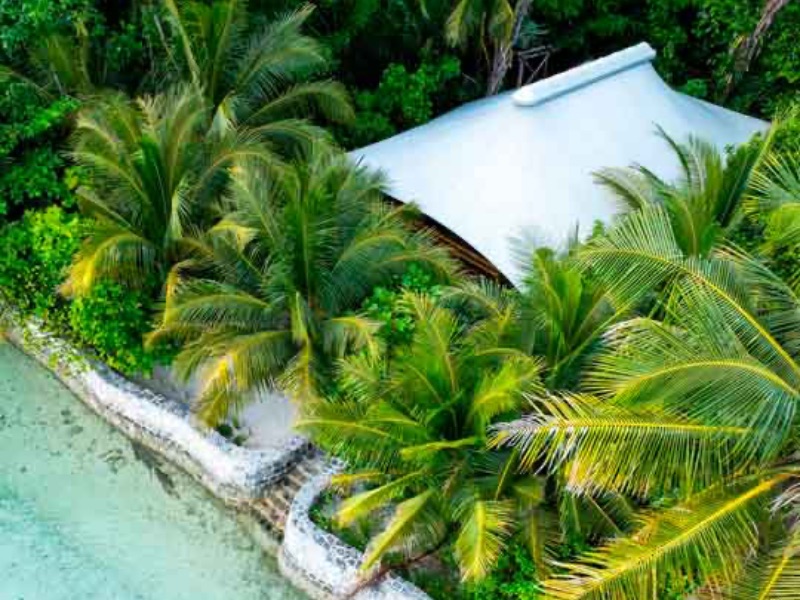 tented oceanfront suite