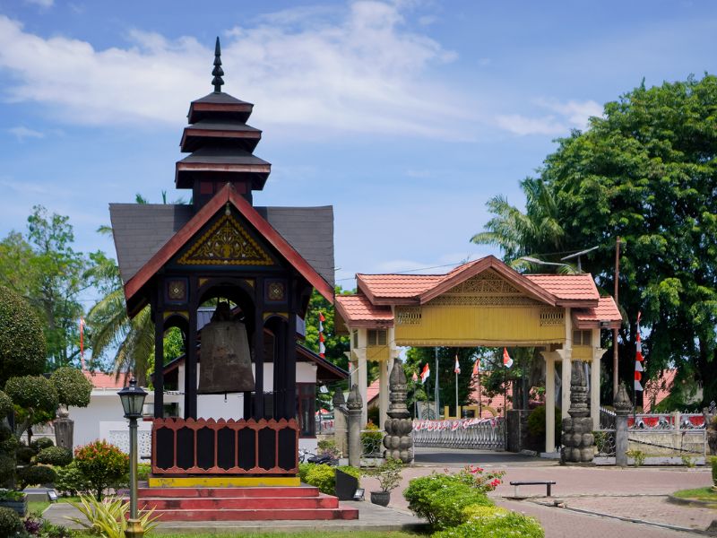Front view of Traditional Old House