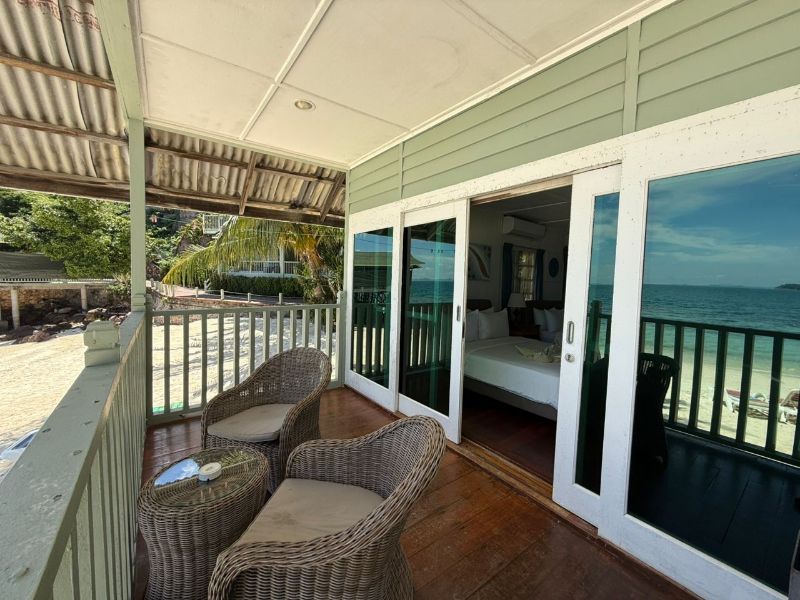 beachfront chalet rawa island resort