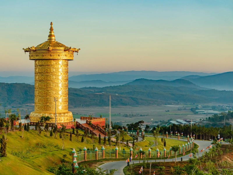 The World's Largest Prayer Wheel