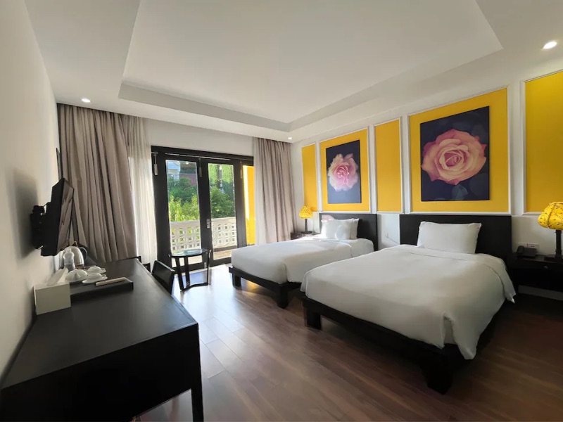 Thanh Binh Riverside Hotel Deluxe garden twin