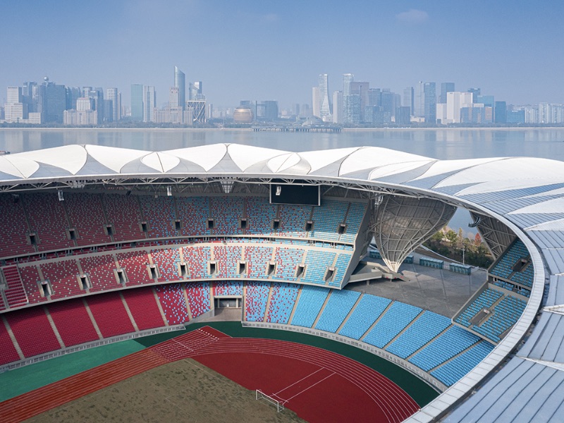 Hangzhou Olympic Sports Center Stadium interior