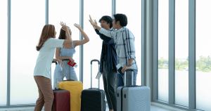 group of people going on a company trip