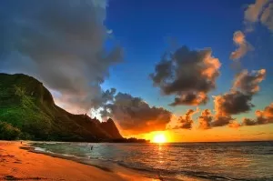 Hawaii Beach sunset
