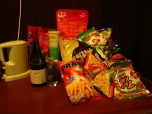 Mataking Reef Resort room foods and beverages