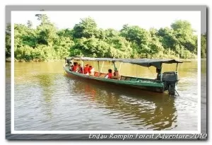 Boat ride from Kampung peta