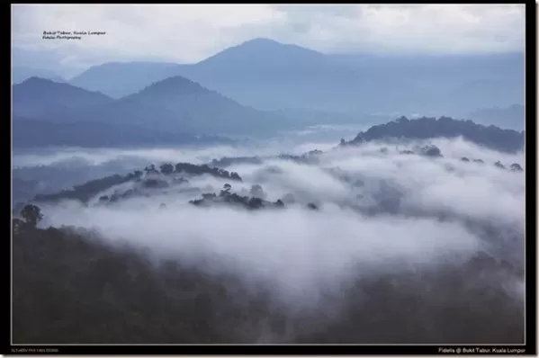 cloudy view from bukit tabur