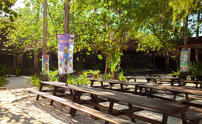 Redang Pelangi Resort relaxing bench