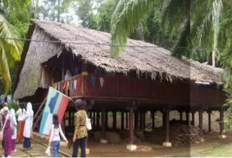Kadazan style folk-houses