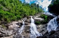 Lata Tembakah Waterfalls