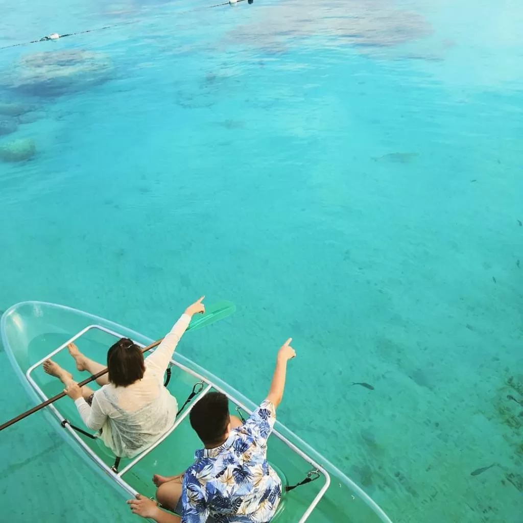 transparent sea kayak pulau lang tengah