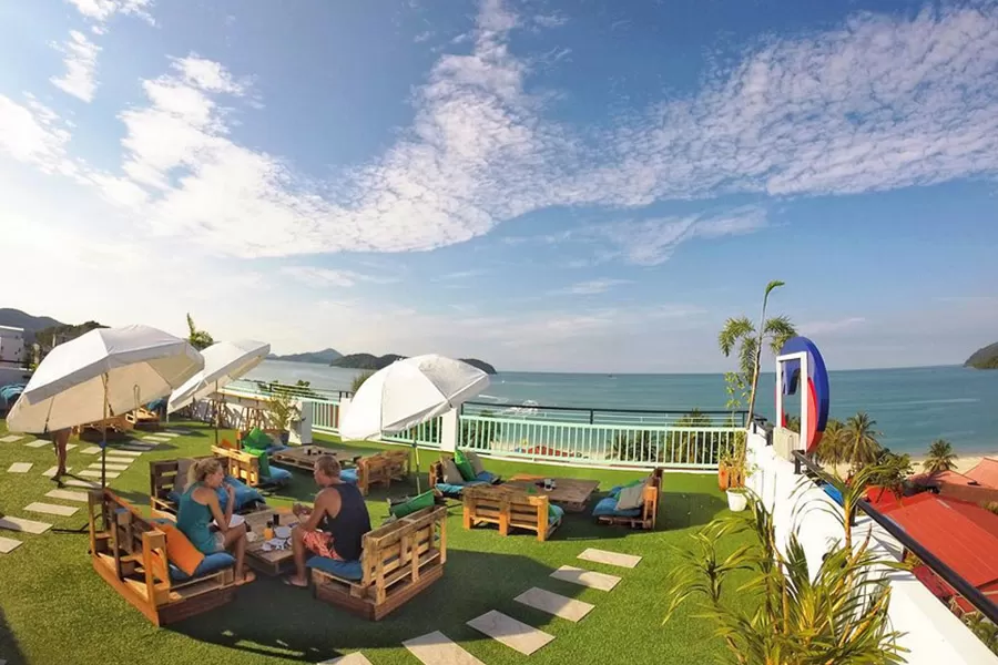 Royal Agate Hotel rooftop