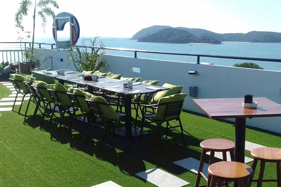 Royal Agate Hotel rooftop