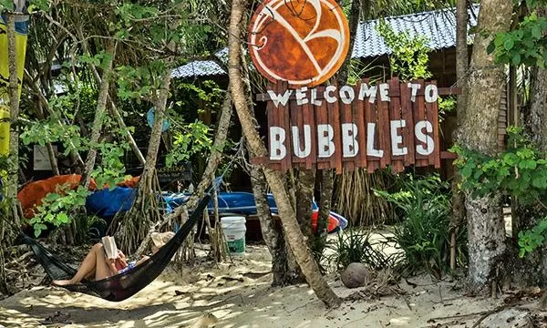 bubbles dive resort entrance